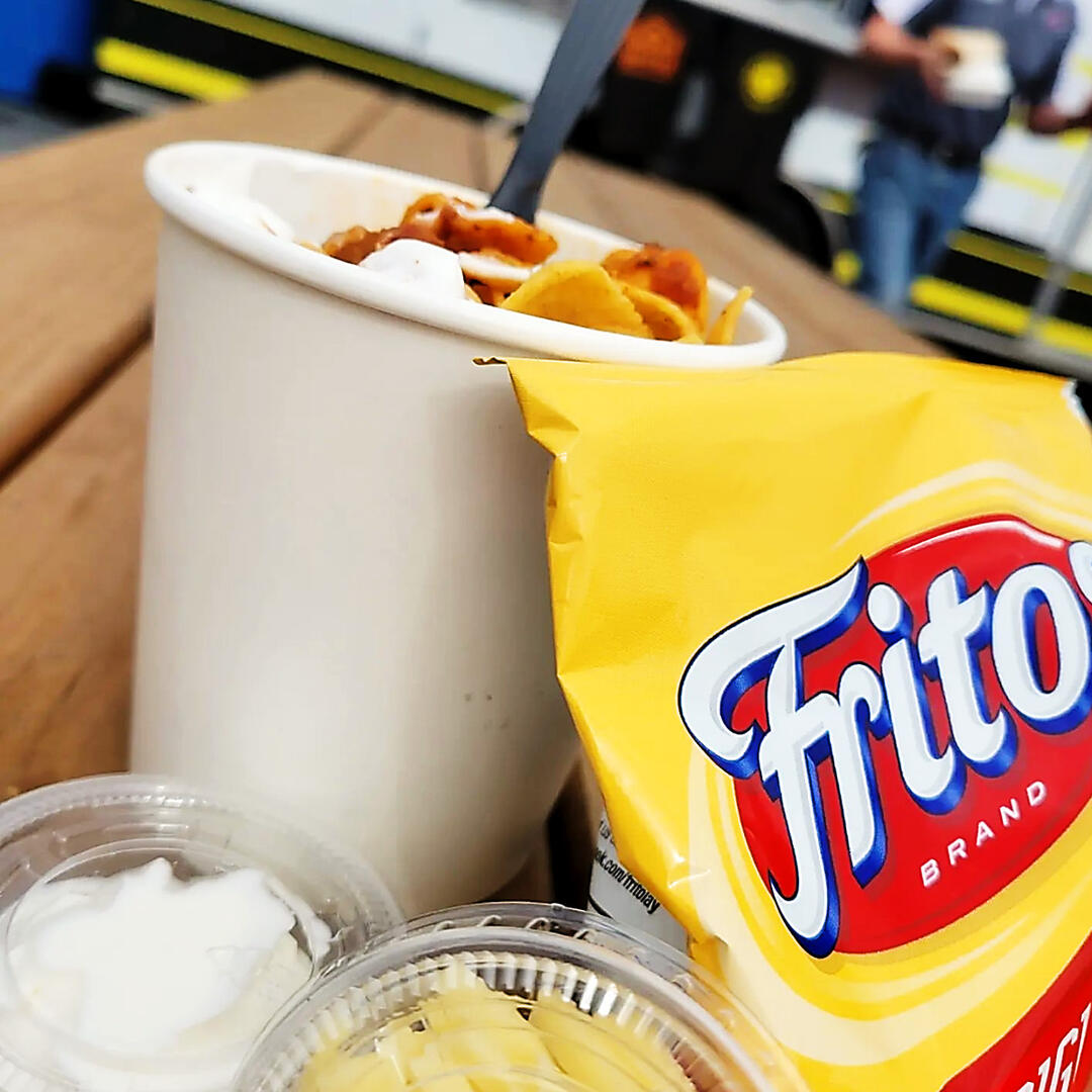 Frito pies with homemade chili